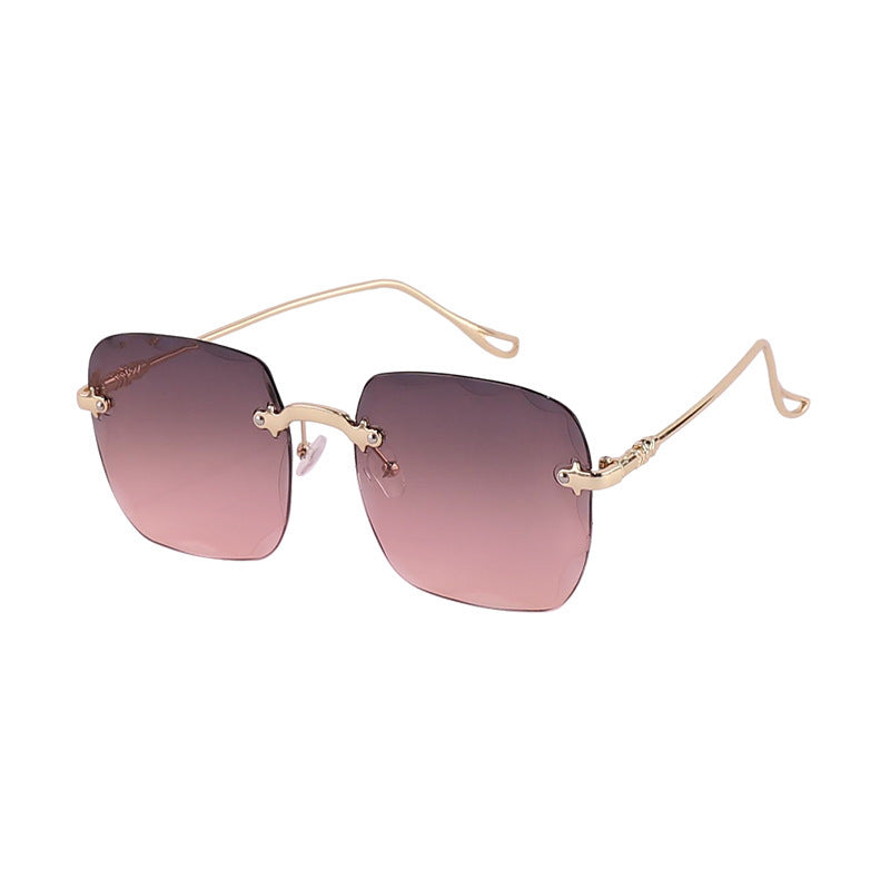 Wholesale PC Frameless Metal Foot Sunglasses
